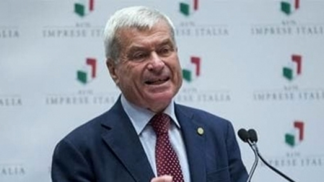 Carlo Sangalli, presidente di Confcommercio