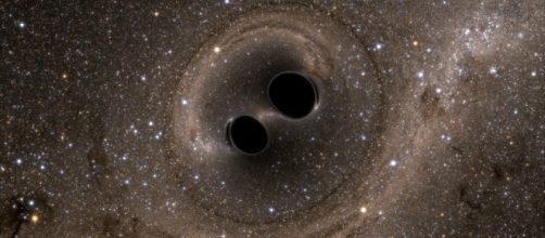 Black holes collide, SXS, the Simulating eXtreme Spacetimes (SXS) project public domain