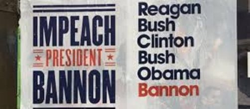 Impeach President Bannon poster. Photo Credit: TheHill.com