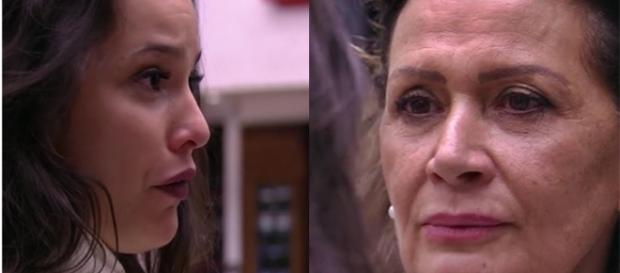 Emilly tira satisfação com Ieda e acaba ouvindo o que não precisava (Foto: reprodução TV Globo) Emilly tira satisfação com Ieda e acaba ouvindo o que não precisava (Foto: reprodução TV Globo)