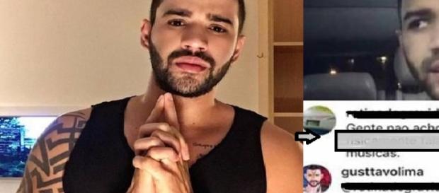 Gusttavo Lima dá resposta ríspida em fã que o criticou em rede social Gusttavo Lima dá resposta ríspida em fã que o criticou em rede social