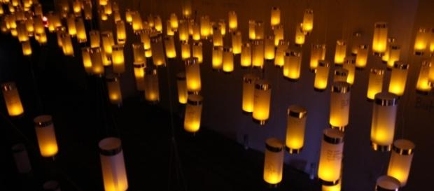 Jessica Maffia created the lantern installation as a peaceful protest of the presidency. / Photo via Jessica Maffia, used with permission. Jessica Maffia created the lantern installation as a peaceful protest of the presidency. / Photo via Jessica Maffia, used with permission.