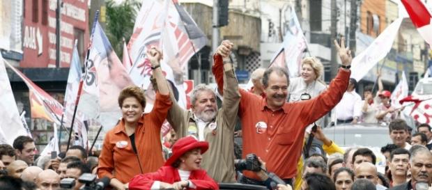 Lula, Dilma e Mercadante (Foto: divulgação) Lula, Dilma e Mercadante (Foto: divulgação)