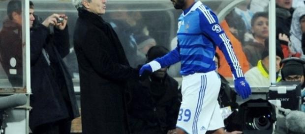 Nicolas Anelka et Raymond Domenech Nicolas Anelka et Raymond Domenech