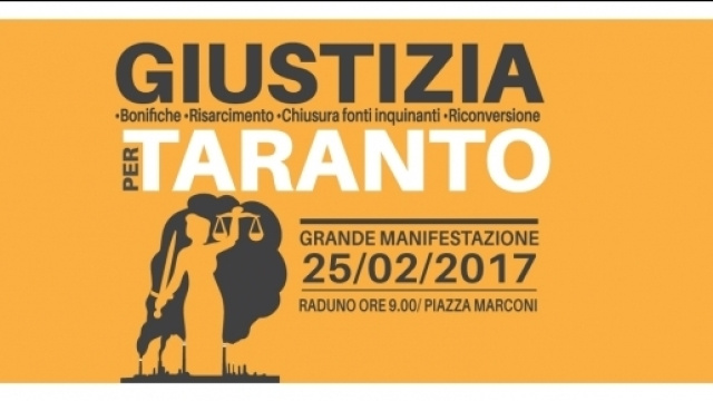 Il corteo è solo il primo evento che il Comitato Giustizia per Taranto ha in programma.