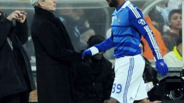 Nicolas Anelka et Raymond Domenech
