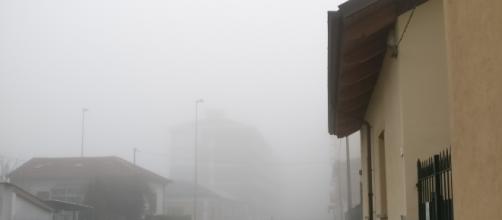 La nebbia e l'inquinamento a Torino.