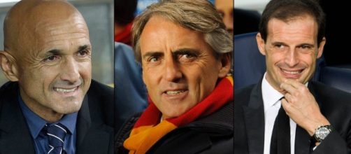 Mercato allenatori: Mancini per Juventus e Milan. Futuro incerto per Allegri, Montella, Spalletti e Pioli