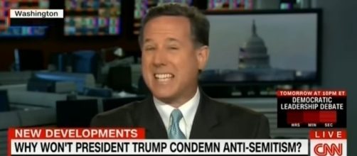 Rick Santorum on CNN, via YouTube