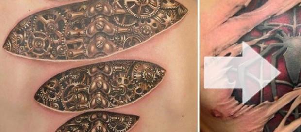 As tatuagens 3D que impressionam por seus detalhes As tatuagens 3D que impressionam por seus detalhes