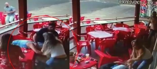 Briga acontece em bar da cidade de Goiás Briga acontece em bar da cidade de Goiás