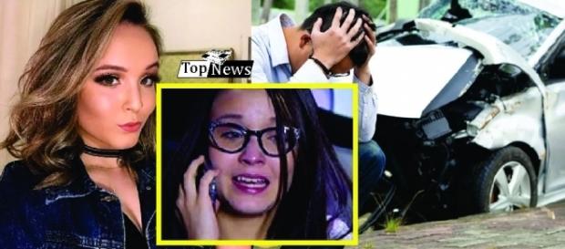 Larissa Manoela precisou cancelar uma entrevista depois de se machucar em um carro. Larissa Manoela precisou cancelar uma entrevista depois de se machucar em um carro.