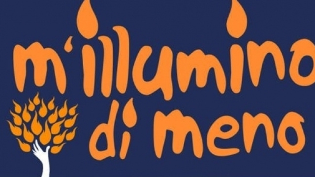 Logo dell'iniziativa "M'illumino di Meno" edizione 2017