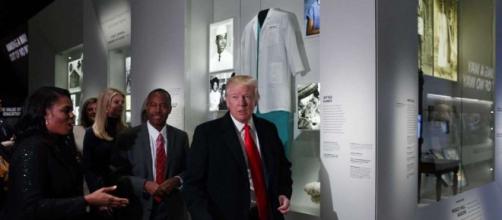 Trump praises new African American museum during first visit ... - chron.com