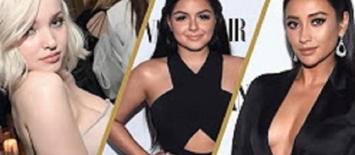Source: Youtube Hollyscoop. Ariel Winter goes almost nude at Vanity Fair red carpet