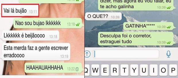 Frases estranhas alteradas pelo corretor ortográfico Frases estranhas alteradas pelo corretor ortográfico