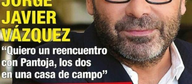 Jorge Javier en la portada de diez minutos Jorge Javier en la portada de diez minutos
