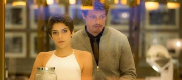 Letícia e Antonio na novela 'A Lei do Amor' (Divulgação/Globo) Letícia e Antonio na novela 'A Lei do Amor' (Divulgação/Globo)