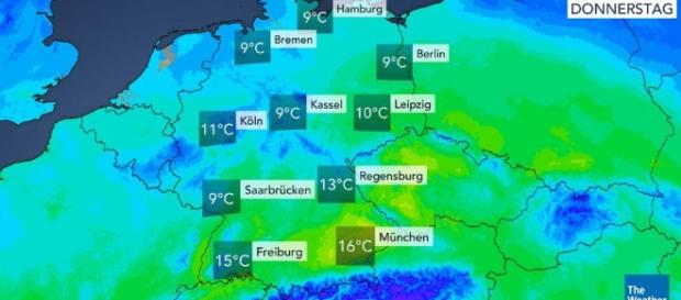 Sturmtief Thomas rückt an - Wo es jetzt gefährlich wird - und wo ... Sturmtief Thomas rückt an - Wo es jetzt gefährlich wird - und wo ...