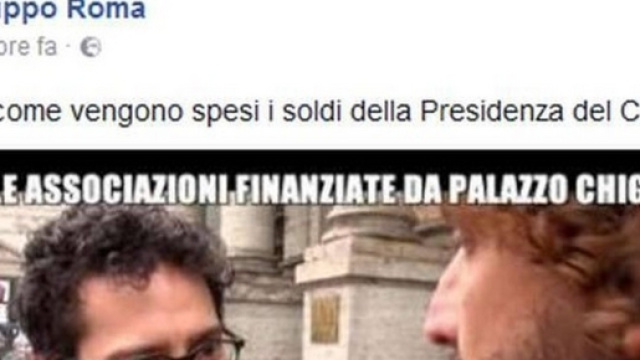 Le associazioni finanziate da palazzo Chigi