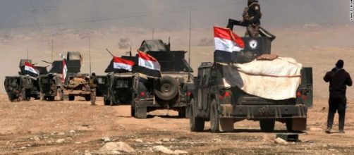 Troops advancing on Mosul. http://edition.cnn.com/2016/10/17/politics/us-military-mosul/index.html