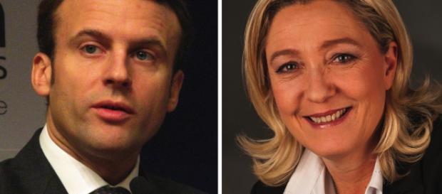 Emmanuel Macron et Marine Le Pen - CC BY Emmanuel Macron et Marine Le Pen - CC BY
