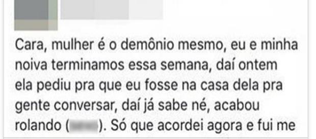 Ex-namorada se vinga do ex-namorado Ex-namorada se vinga do ex-namorado