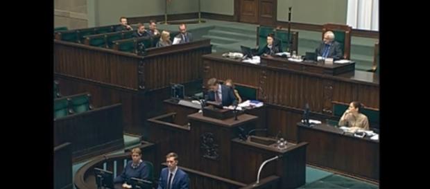 Posiedzenie Sejmu RP - Bartosz Kownacki Posiedzenie Sejmu RP - Bartosz Kownacki