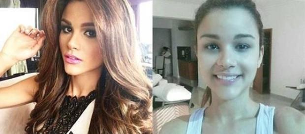 Clarissa Molina é bem diferente sem maquiagem Clarissa Molina é bem diferente sem maquiagem