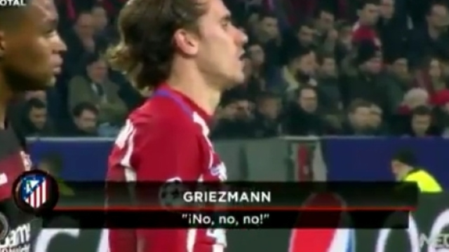 Antoine Griezmann en plein match