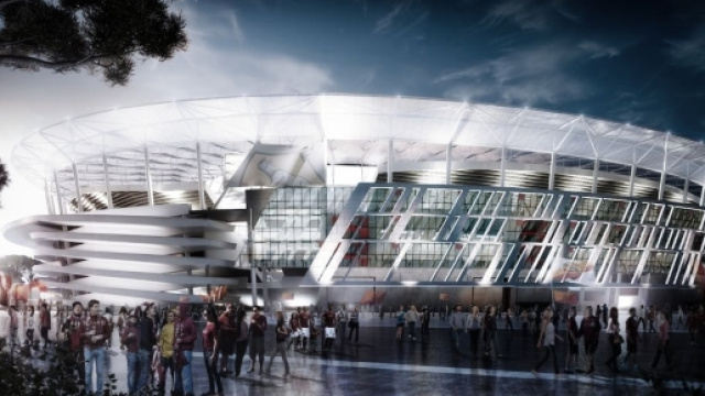 Lo Stadio della As Roma nell'area di Tor di Valle