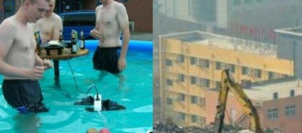 Algumas pessoas não têm noção do perigo e acabam fazendo loucuras Algumas pessoas não têm noção do perigo e acabam fazendo loucuras