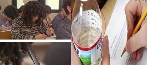 Alunos que inventaram novas maneiras de colar na prova Alunos que inventaram novas maneiras de colar na prova