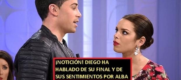 Diego ha adelantado varias cosas de su Final y de lo que siente por Alba, todo en la noticia Diego ha adelantado varias cosas de su Final y de lo que siente por Alba, todo en la noticia