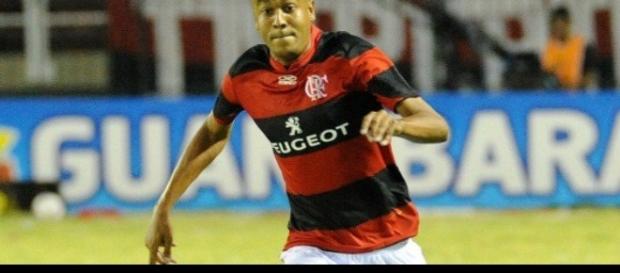Alex Silva com a camisa do Flamengo Alex Silva com a camisa do Flamengo