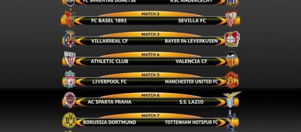 Sorteio para os oitavos de final da Liga Europa Sorteio para os oitavos de final da Liga Europa