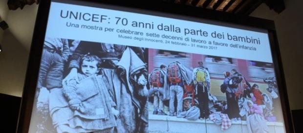 Presentazione Mostra 70° Compleanno dell'Unicef. Presentazione Mostra 70° Compleanno dell'Unicef.
