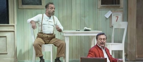 I due protagonisti in una scena della commedia