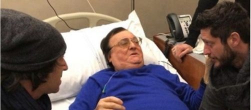 Leone Di Lernia in ospedale con Fabio Alisei e Marco Mazzoli
