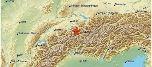 Terremoto magnitudo 4.6 in Svizzera, 06/03/2017