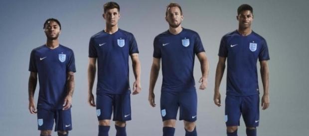 England's new blue away kit unveiled ahead of Germany friendly as ... - telegraph.co.uk England's new blue away kit unveiled ahead of Germany friendly as ... - telegraph.co.uk