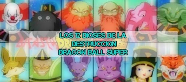 Los 12 dios de la destruccion en Dragon Ball Super by Toei Animation Los 12 dios de la destruccion en Dragon Ball Super by Toei Animation
