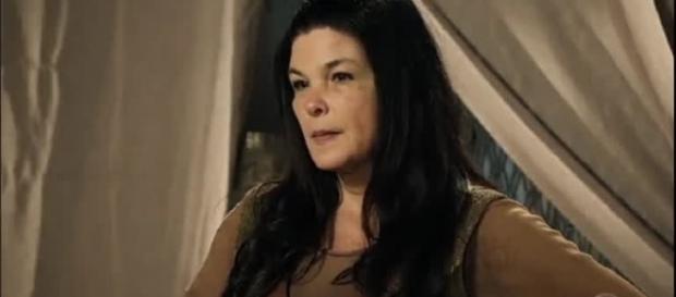Mara na novela 'A Terra Prometida' (Divulgação/Record) Mara na novela 'A Terra Prometida' (Divulgação/Record)
