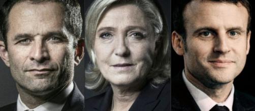 Présidentielles 2017 - Macron, Hamon , Le Pen