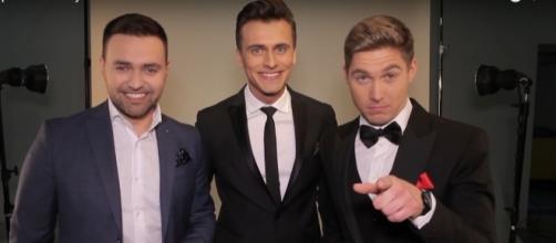 Los tres presentadores de Eurovision 2017