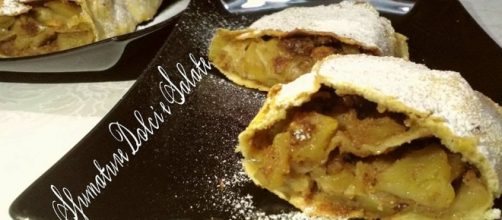 Ricette Strudel di mele ricetta presa da giallo zafferano.