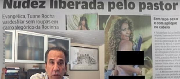 Foto montagem: pastor fala sobre evangélica que desfilou nua Foto montagem: pastor fala sobre evangélica que desfilou nua