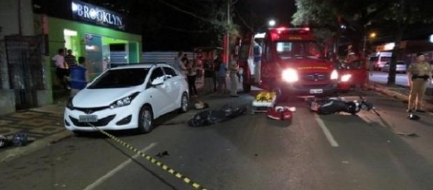 Motorista bêbado tira vida de motociclista em ponta Grossa - PR Motorista bêbado tira vida de motociclista em ponta Grossa - PR