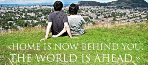 Home is now behind, the world is ahed