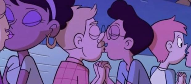 Disney exibe primeiro beijo gay em desenho animado (Reprodução: Star Vs The Forces of Evil/Youtube) Disney exibe primeiro beijo gay em desenho animado (Reprodução: Star Vs The Forces of Evil/Youtube)